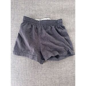 Soffe shorts - girls - size XS youth- gray- pull on- cotton